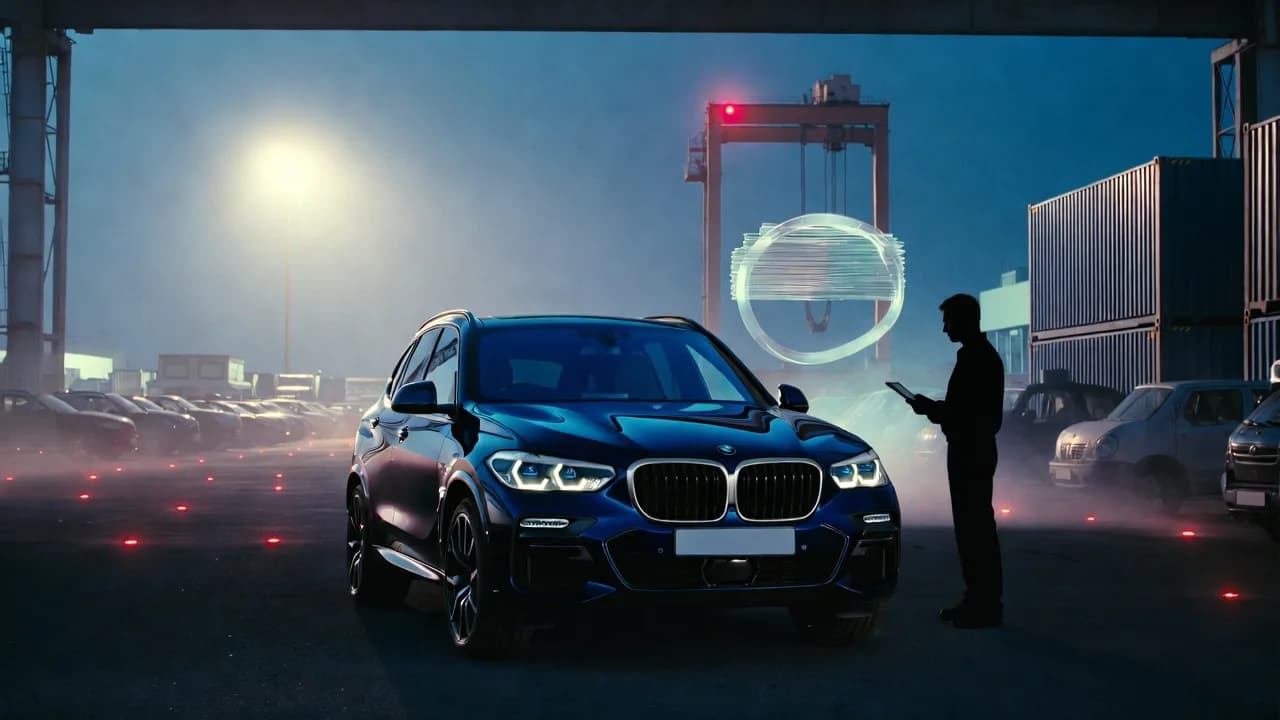 BMW X5 из Южной Кореи в порту Владивостока — растаможка в России